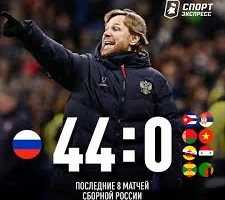 Россия вперёд - 44:0 Россия вперёд - 44:0